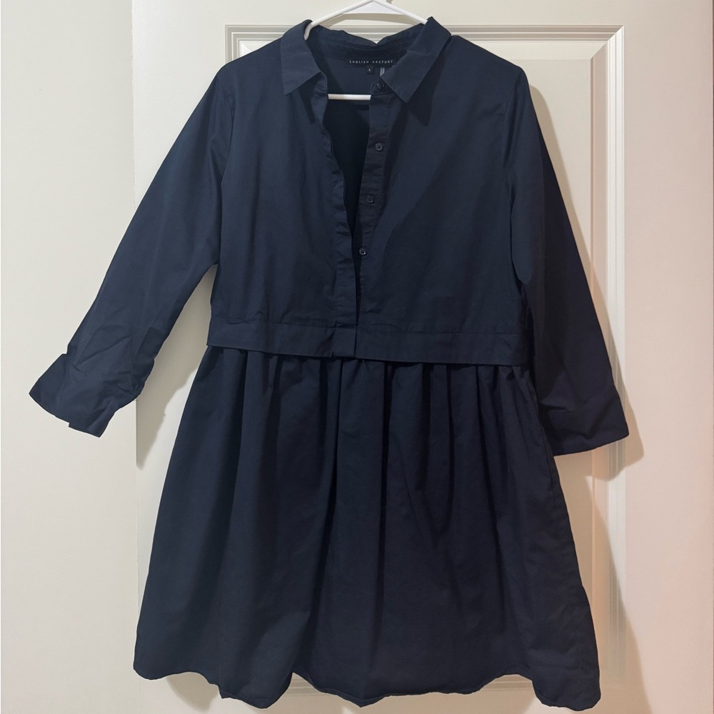 English Factory Midnight Blue Dress